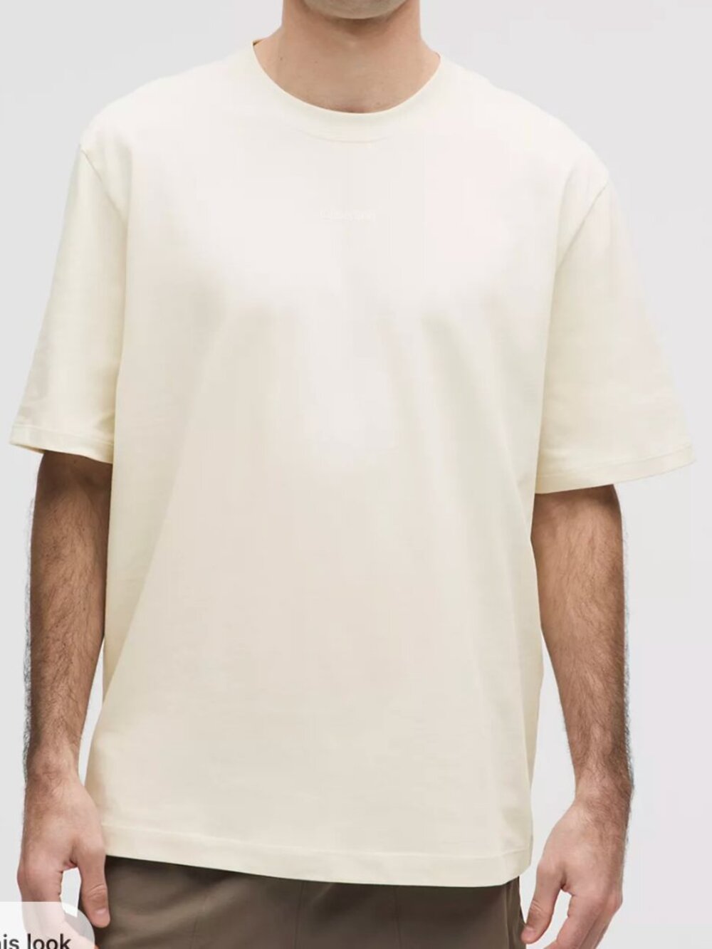 Lululemon Heavyweight Cotton Jersey T-Shirt Wordmark Graphic